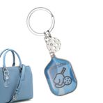 Padel Raket Anahtarlık, Top Raket Anahtarlık | Anahtar Çanta Charm'ı | Zarif Top Anahtarlık Anahtarlık, Spor Lover için Yaratıcı Çinko Alaşım Çanta Kolye, Sırt Çantası