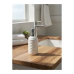 Padilon 350 ml Seramik Sıvı Sabunluk Modern Banyo ve Mutfak İçin Şık Tasarımlı Sıvı Sabun Dispenseri