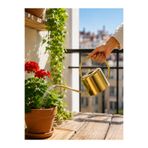 Padilon Dekoratif Metal Sulama Kabı 0,90 Lt Uzun Borulu Bitki Sulama Kabı 34,5 cm