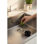 Padilon Süzgeçli Tıkaç 2’li Set Mutfak Banyo Lavabo Tıkacı Krom Kaplamalı Paslanmaz Süzgeç ve Gider Tıkacı