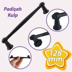 Padisah Kulp 128 Mm Siyah Mutfak Kulpu Cekmece Dolap Kapak Kulbu Metal Mobilya Dolabi Kulplari