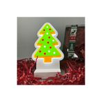 Padme studio Ağaç Yılbaşı Masaüstü Led Gece Lambası/usb’li Ve Uv Baskılı (leon—led Ile Neon Görünüm) 11 * 10 cm Beyaz Tek Ebat