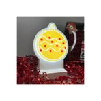 Padme studio TOP Yılbaşı Masaüstü Gece Lambası/usb’li Ve Uv Baskılı (leon—led Ile Neon Görünüm) 11 * 13 cm Beyaz Tek Ebat