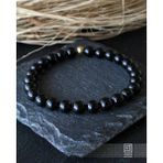 Padore Accessory Unisex - Negatif Enerjiden Korunmak ve Odaklanmak Için Obsidyen Doğal Taş Bileklik | Kök Çakra! - 18 - Siyah