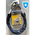 PADRİ motorsiklet bisiklet 3 metre 16 mm Kesilmez Çelik Halat Bağlama Halat Zincir kılıflı