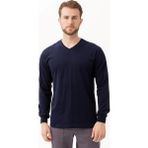Padus V Yaka Uzun Kollu T-Shirt - Rahat Kesim, Günlük ve Iş Kullanımı Için - Lacivert - XL