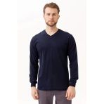 Padus V Yaka Uzun Kollu T-Shirt - Rahat Kesim, Günlük Ve İş Kullanımı İçin