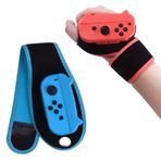 Padwa Lifestyle Just Dance 2024 2023 2022 2021 ve Zumba Burn It Up Switch Aksesuarları ile Uyumlu, Switch Joy Con Kontrolörleri Için Ayarlanabilir Bilek Kayışı. Yetişkinler ve Çocuklar Için Uygundur