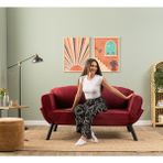 Pafu Genzo Ikili Yataklı Bordo Koltuk
