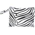 Pafuli El Yapımı Clutch Çanta Zebra - Siyah