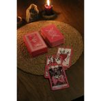 Paganca Pembe Cadı Tarot Destesi 78 Kart - Arındırma Kesesi - Demet Tütsü