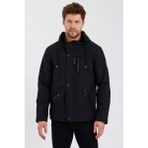 Paganni Su ve Rüzgar Geçirmez Içi Kürklü Softshell Erkek Mont - 2XL - Siyah