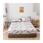 PAHION %100 Fırçalanmış Pamuk Pazen Lastikli Çarşaf 13,78"/35 cm Derin Cep Alt Yatak Çarşafları Tek Kişilik Çift Kişilik King Nevresim Yumuşak Rahat Makinede Yıkanabilir Nefes Alabilir (Renk: Kahverengi,