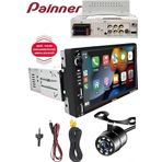 Painner Sn-8800bt Carplay Li 7 Inç Ekranlı Double Teyp Park Kamerası Bluetooth Mp5 Mp3 Usb Sd Kart Radyo