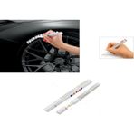 Paint Beyaz Lastik Yazı Kalemi Siyah Lastikteki Yazıları Renklendirme Kalemi