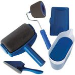 Paint Roller Damlatmayan Duvar Boya Rulosu Boyama Seti Pratik Kullanımlı Badana Boya Fırça Rulo Seti