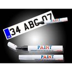 Paint Siyah Plaka Yazı Kalemi Dış Mekan Koruma Sağlayan Suya Dayanıklı Malzeme ile