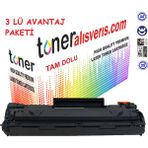 Paintter Hp Cb 435A 3Lü Paket P1005/P1006 İtPaintteral Muadil Toner