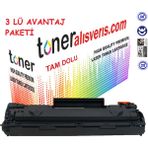 Paintter Hp Q 2612A 3Lü Paket- 1010, 1012İ, 1015, 1018, 1020, 1022 Muadil Toner