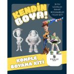 Paiplay Oyuncak Hikayesi(Toy Story) Buzz ve Kovboy Woody - Boyama Seti ve Buzz&woody Figürü 10 cm