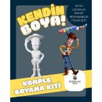 Paiplay Oyuncak Hikayesi(Toy Story) Kovboy Woody! - Boyama Seti ve Woody Figürü 10 cm
