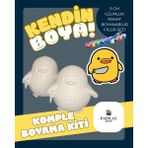 Paiplayshop Katil Civciv Boyama Figürü 2'li Set - Boyama Seti ve Katil Civciv 2'li Boyama Seti 5 cm