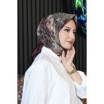 Paisley Desen Bordo Soft Pamuk Eşarp Bordo