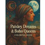 Paisley Dreams & Boho Queens Coloring Book: 48 Intricate Coloring Pages of Boho Women, Paisley Mandalas & Zentangle Patterns | A Gorgeous Adult Coloring Book for Relaxation & Creative Expression