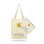 Paket Gülümseyen Güneş Kanvas Kumaş Bez Çanta