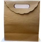 Paket Parti Kraft El Geçmeli Kağıt ÇANTA18X21X8 cm (25'li)