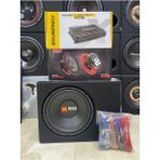 Paket Takım Set 30CM Jbl Bass 4kanallı Anfi Massive 16 cm Midrange Set Kablo