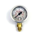 Pakkens 0-1 Bar 63 mm Alttan Bağlantılı Gliserinli G 1/4 inç Manometre