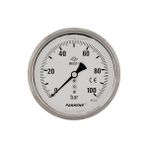 Pakkens 0-100 Bar 63 mm Arkadan Bağlantılı Gliserinli G 1/4 inç Manometre