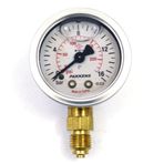 Pakkens 0-16 Bar 100 mm Alttan Bağlantılı Gliserinli Manometre G 1/2 inç