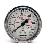 Pakkens 0-315 Bar 63 mm Arkadan Bağlantılı Panotipi Kuru G 1/4 inç Manometre