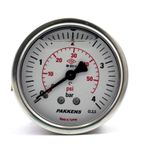 Pakkens 0-4 Bar 63 mm Arkadan Bağlantılı Panotipi Gliserinli G 1/4 inç Manometre