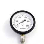 Pakkens 0-500 °C Çap 100 mm Daldırma Boyu 10 cm Alttan Bağlantılı G 1/2 Termometre
