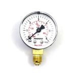 Pakkens 0-6 Bar 63 mmG 1/4 inç Alttan Bağlantılı Kuru Manometre