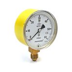 Pakkens 0-60 mBar 63 mm Alttan Bağlantılı Kapsül Diyaframlı Doğalgaz Manometresi CL1,6 G 1/4''