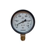Pakkens 100 mm 0/1 Bar Alttan Bağlantılı Manometre