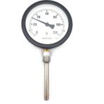 Pakkens 100 Termometre 10 cm Dalma Boylu Alttan Bağlantılı