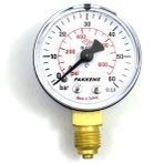 Pakkens 1/4 inç Çap 50 0/60 Bar Kuru Tip Basınç Ölçer Manometre Basınç Göstergesi