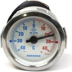 Pakkens Çap 60 -40/+40 °c Arkadan Bağlantılı Pano Tip Gazlı Termometre 1mt Pvc Kaplı Kapiler Boyu - Yok