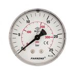 Pakkens Kuru G 1/4 inç 0-40 Bar 63 mm Arkadan Bağlantılı Manometre