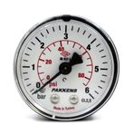 Pakkens Kuru G 1/4 inç 0-6 Bar 63 mm Arkadan Bağlantılı Manometre