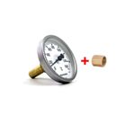 Pakkens Manşonlu 63 Çap 160 Derece Göstergeli 5 cm Bağlantılı Termometre