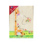 Pal PAL-98222 Sevimli Zürafa Ahşap Puzzle Yerini Bulma Oyunu