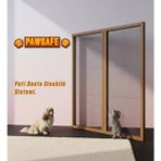 Palace Aluminium Pawsafe Çift Kapılı Pati Dostu Plise Sineklik Kapı - Maun - 80 x 200