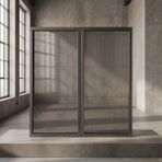 Palace Aluminium Premium Çift Kapılı Akordeon (Plise) Sineklik – Kapı Sistemleri - Antrasit - 70 x 180