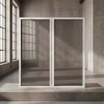 Palace Aluminium Premium Çift Kapılı Akordeon (Plise) Sineklik – Kapı Sistemleri - Beyaz - 80 x 200